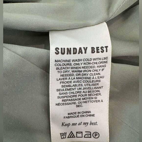 Aritzia Sunday Best sage green dress. Size 2. - Picture 4 of 8
